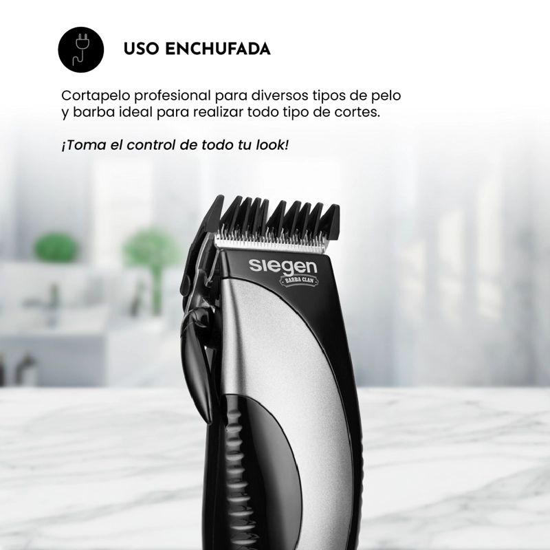 CORTAPELOS CLIPPER SG-8200C01 ACCESORIOS + 7 PEINES - 6