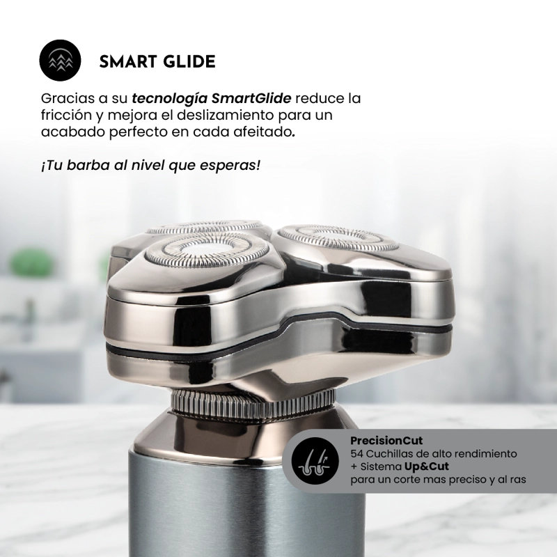 AFEITADORA TRIMMER SG-7225 3EN1 HUMEDO/SECO 4D PANTALLA LED - 7