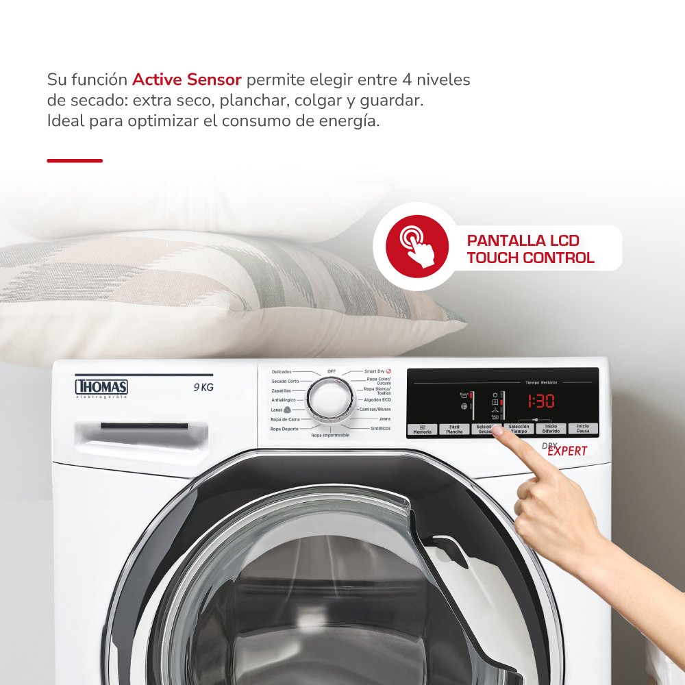 SECADORA ELE CTRICA 9 KG POR CONDENSACION - 6