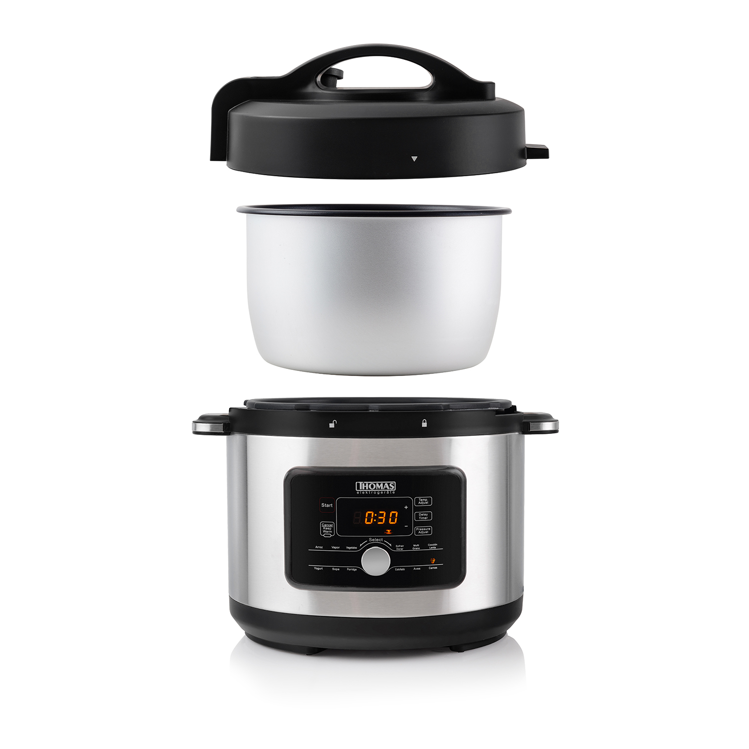 OLLA A PRESION & SLOW COOK THOMAS TH-40PC - 7