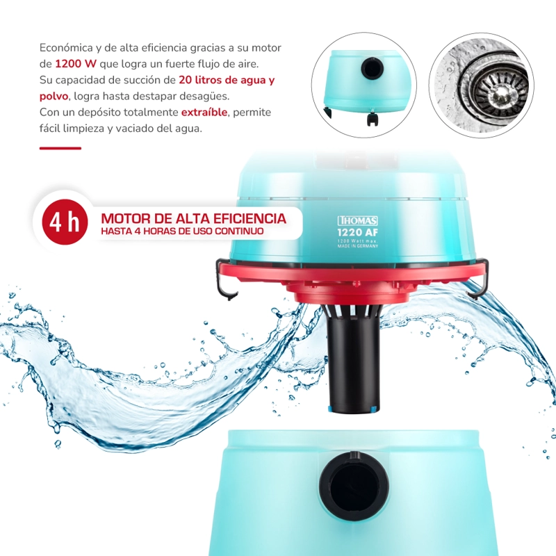 ASPIRADORA THOMAS TH-1220AF AQUAFILTER - 4