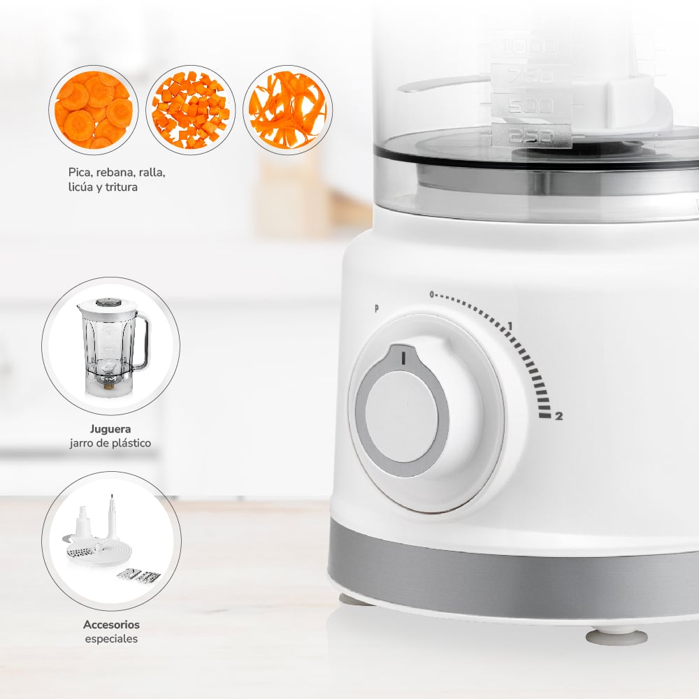 LICUADORA Y PROCESADORA DE ALIMENTOS THOMAS TH-9170B - 5