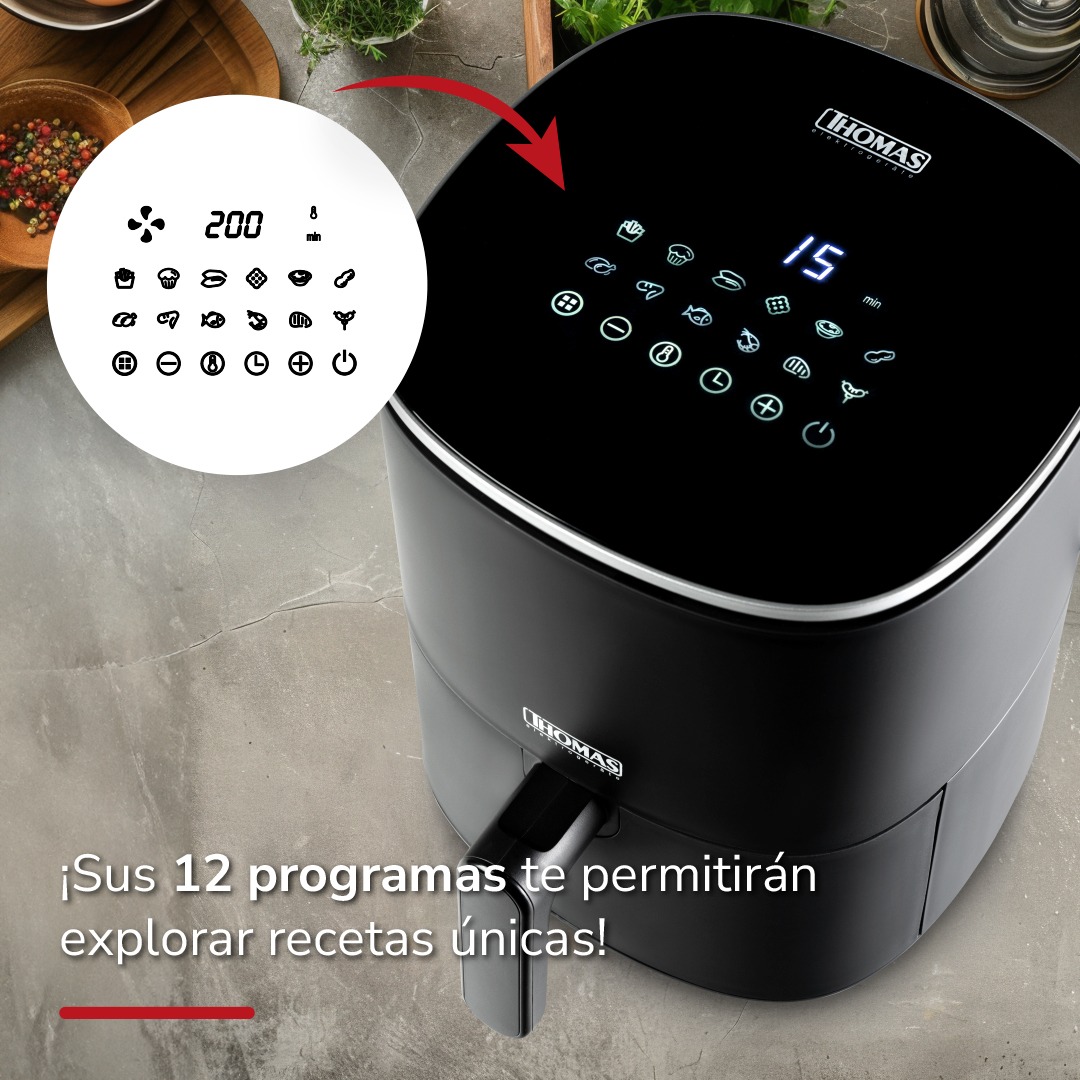 FREIDORA DE AIRE TH-AF30DN DIGITAL LED TOUCH DE 3,0 LTS - 5