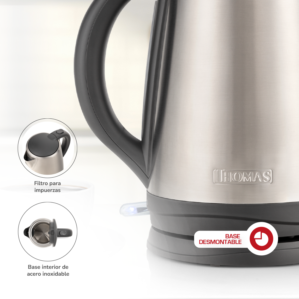 HERVIDOR ACERO INOXIDABLE 1.8LTS TH-5408I - 5