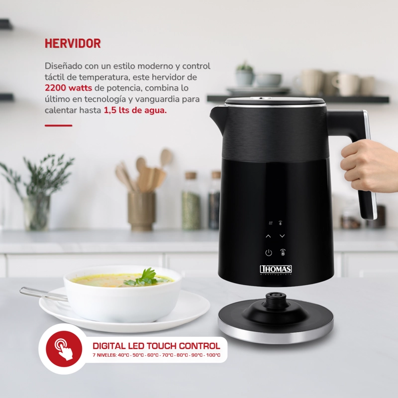 HERVIDOR DIGITAL 1.5 LTS TH-6220DN - 4