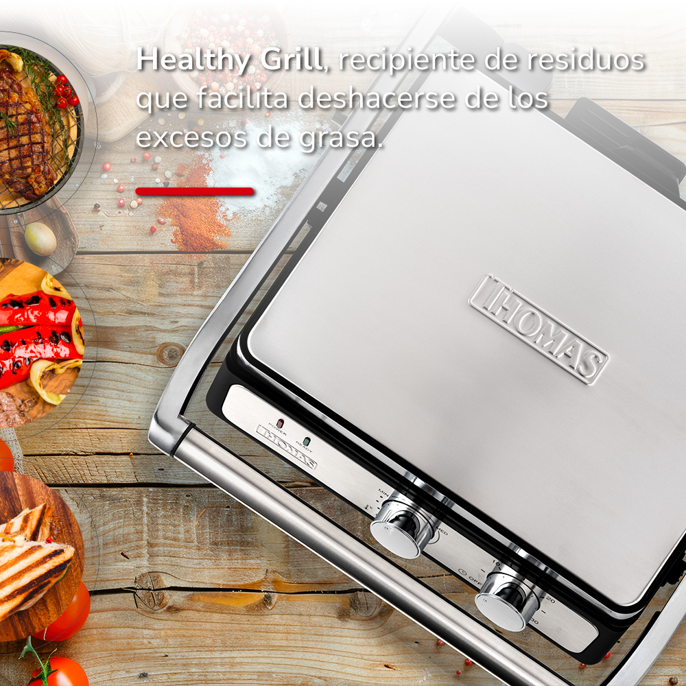 PANINI GRILL 2 EN 1 TH-980I - 5