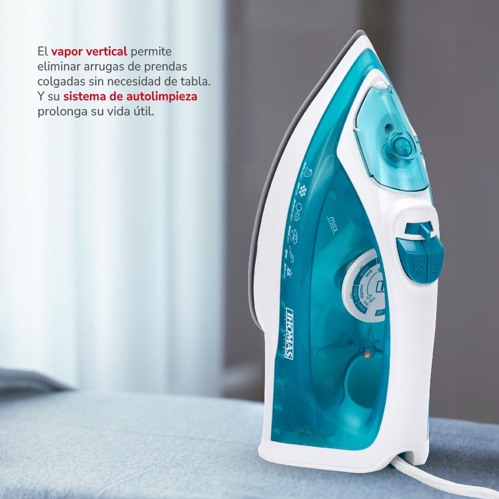 PLANCHA VAPOR THOMAS 2200W VERTICAL TH-7055 - 5