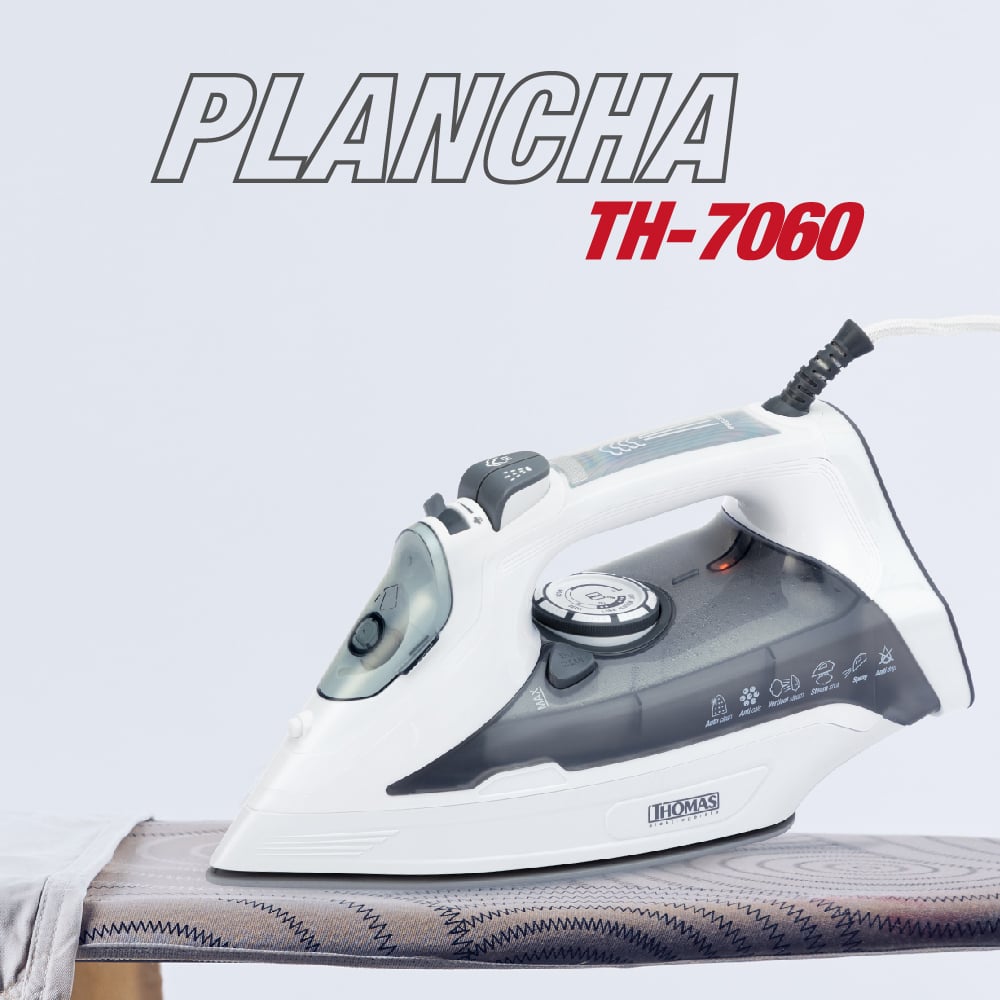 PLANCHA VAPOR THOMAS 2200W VERTICAL TH-7060 - 3