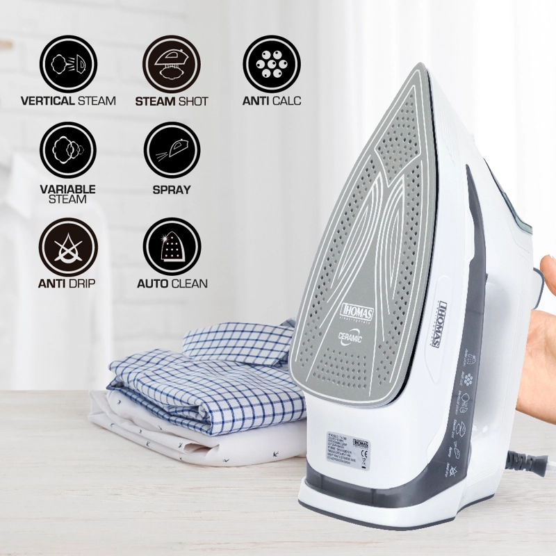 PLANCHA VAPOR THOMAS 2200W VERTICAL TH-7060 - 4