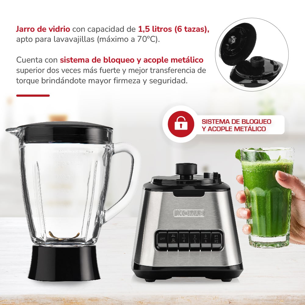LICUADORA 6 VEL. 1,5LTS TH-410VI - 4