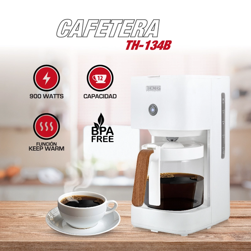 CAFETERA DE FILTRO 1,5 LTS TH-134B - 2