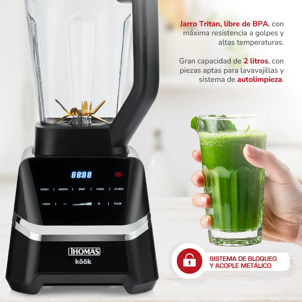 LICUADORA KÖÖK PRO 2HP TH-860D - 5