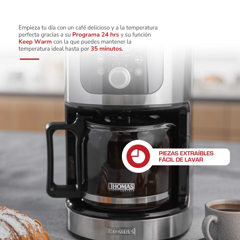 CAFETERA FILTRO AROMAKAFFEE TH-145DMI - 4