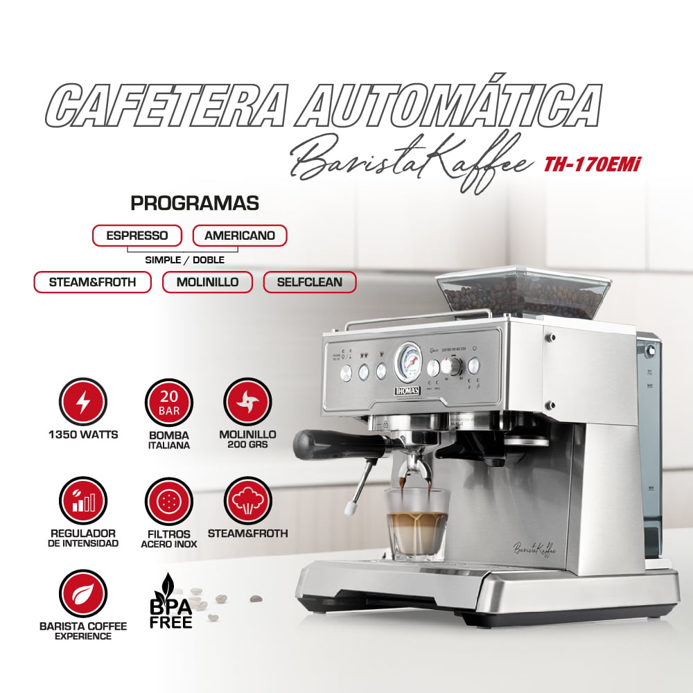 CAFETERA AUTOMATICA BARISTAKAFFEE TH-170EMI - 3