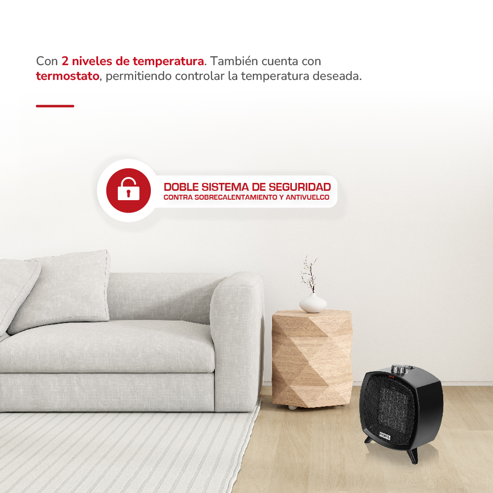 TERMOVENTILADOR CERAMICO THOMAS TH-CH35 - 4