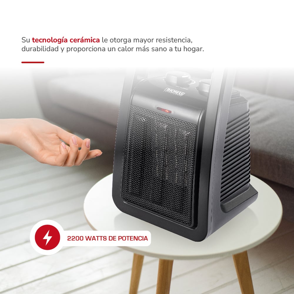 TERMOVENTILADOR CERAMICO THOMAS TH-CH38 - 5