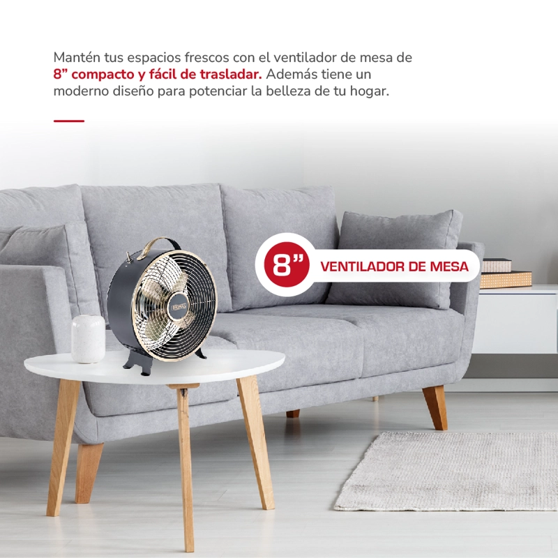 VENTILADOR DE MESA TH-08BNM - 5