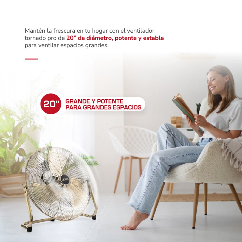 VENTILADOR TORNADO PRO 20' TH-20BNS - 5