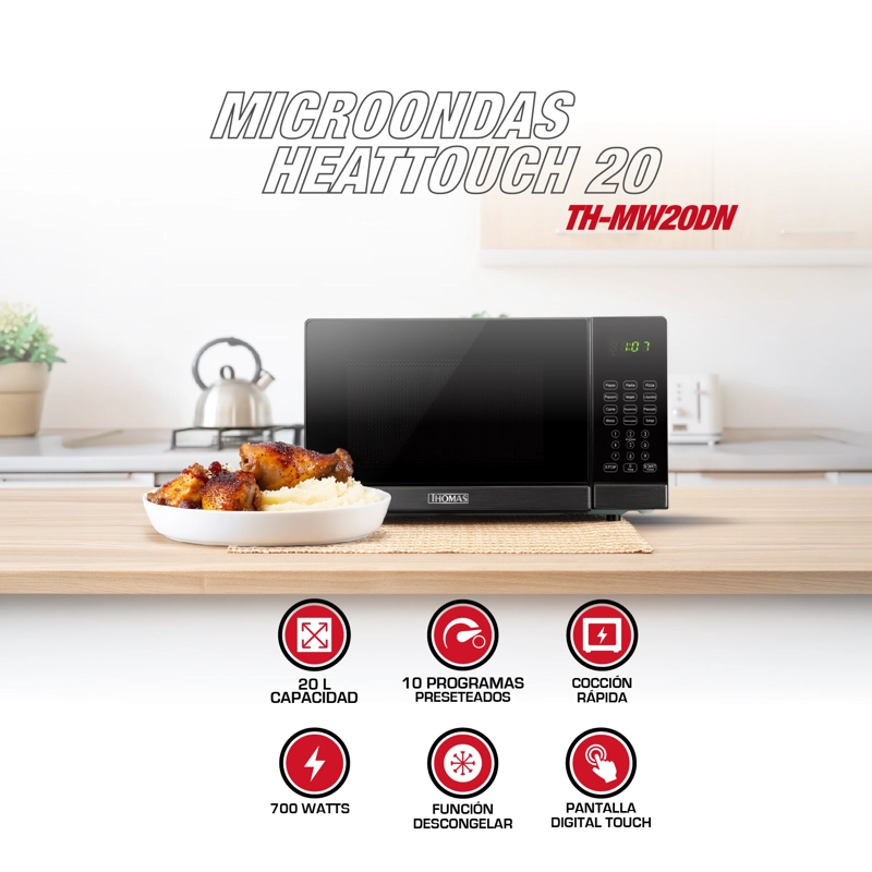 MICROONDAS HEATTOUCH 20 TH-MW20DN - 2