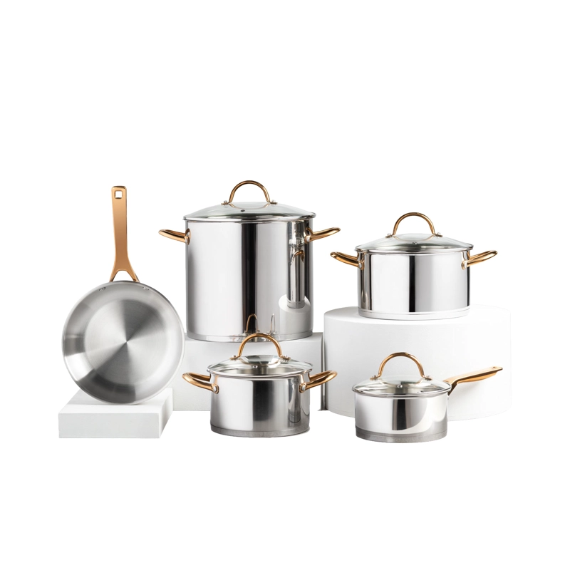 BATERIA DE COCINA ACERO INOXIDABLE 9PZAS TH-MB09IC - 1