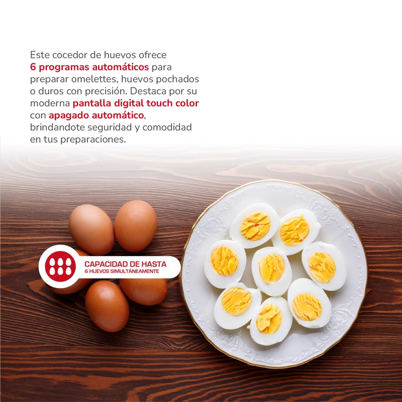 COCEDOR EGG TOUCH DIGITALPRO 6 TH-85DC - 3
