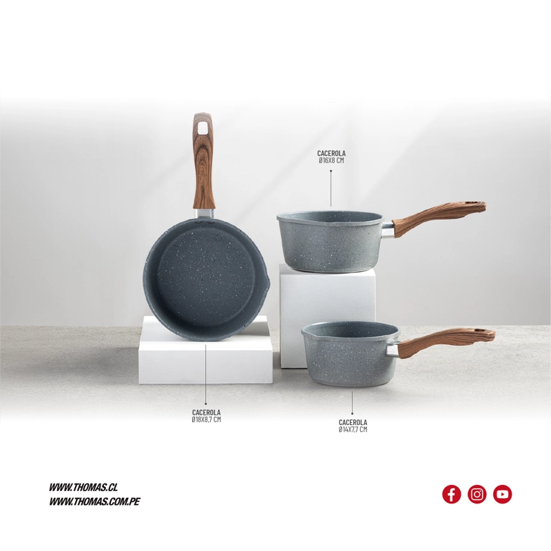 SET DE OLLAS ANTIADHERENTE TH-MCA03N - 6