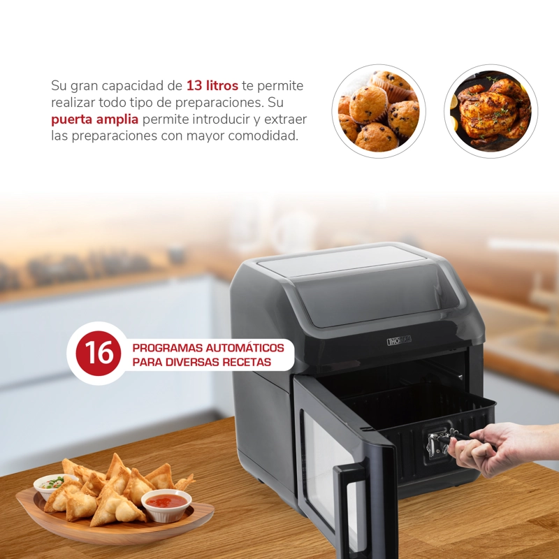 AIRFRYER ONEDOOR DIGITAL 13 TH-AF130DV - 3