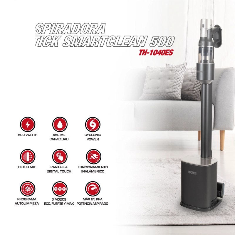 ASPIRADORA STICK SMARTCLEAN 500 TH-1040ES - 2