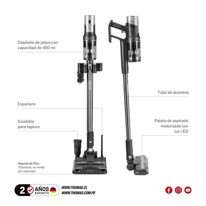 ASPIRADORA STICK POWERCLEAN 400 TH-1035 - 6