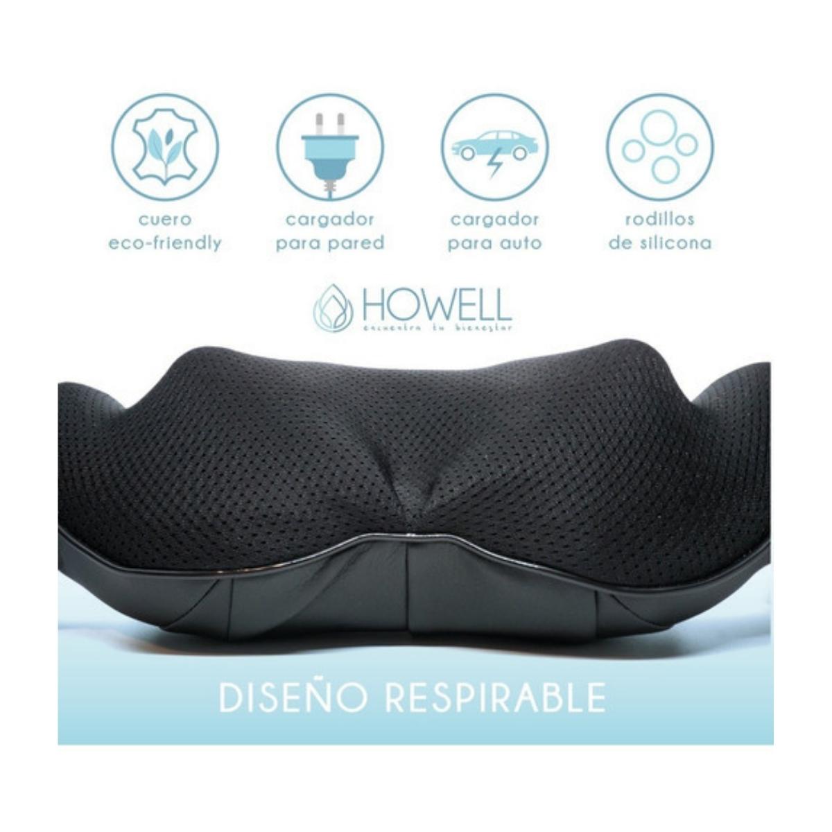 MASAJEADOR INALAMBRICO HOWELL CORPORAL PARA CUELLO HOMBROS - 3