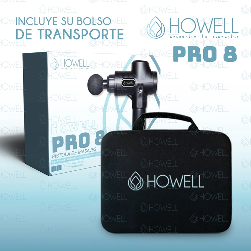 PISTOLA MASAJES HOWELL PROFESIONAL MASAJEADOR MUSCULAR - 9