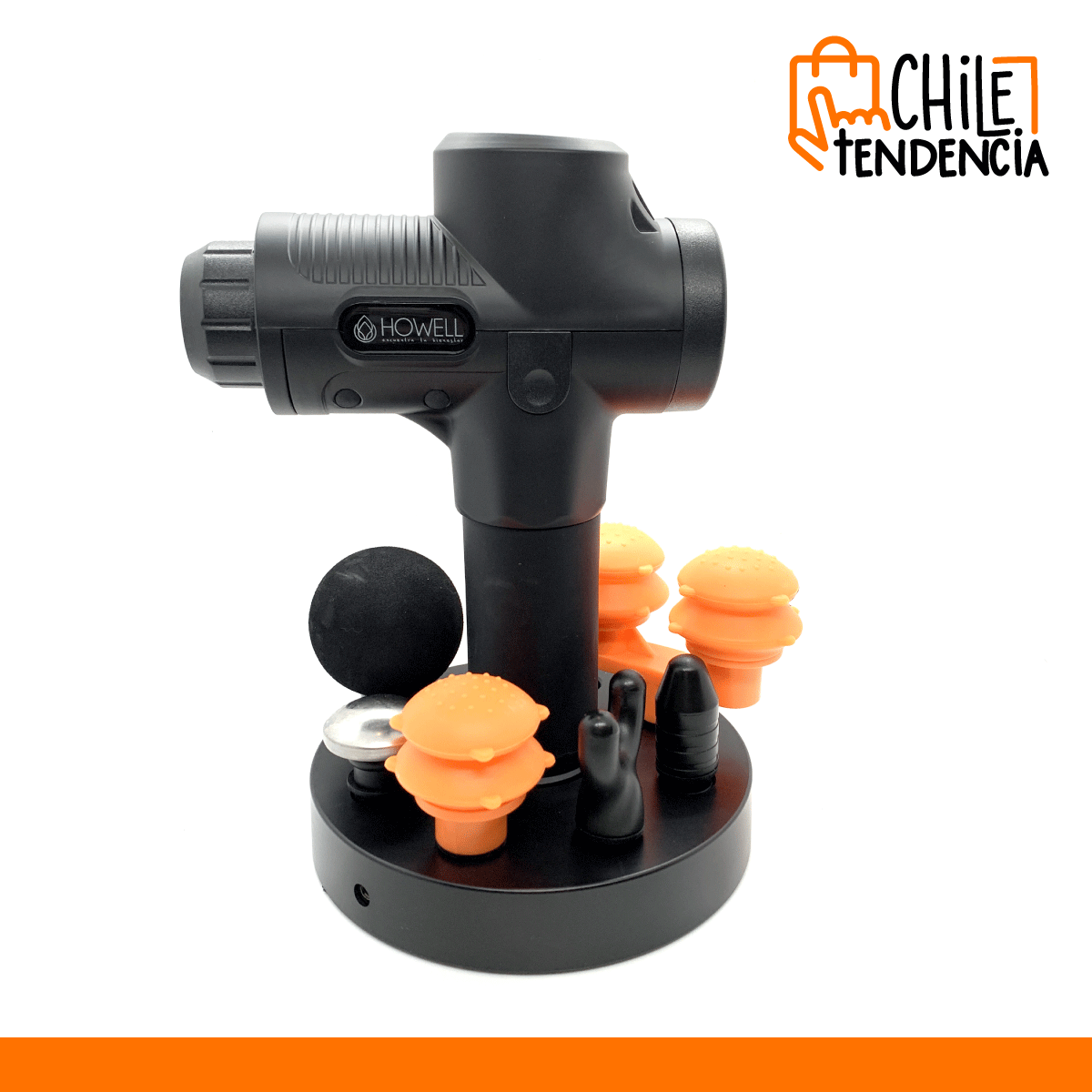 CARGADOR HOWELL BASE PISTOLA MASAJEADORA COMPATIBLE - 5