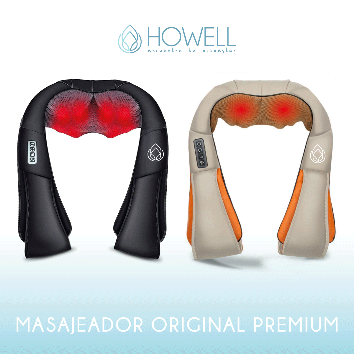 MASAJEADOR HOWELL CERVICAL ESPALDA CUELLO HOMBROS MASAJES - 6