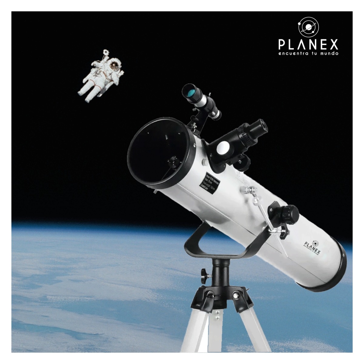 TELESCOPIO ASTRONOMICO NEWTONIANO F70076 PLANEX + SOPORTE - 9