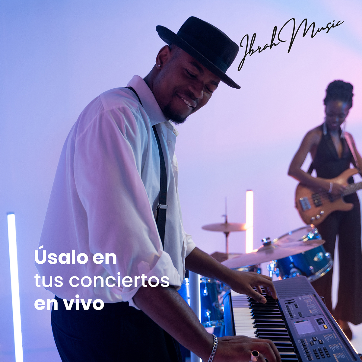 ATRIL IBRAH MUSIC TECLADO AJUSTABLE UNIVERSAL - 8