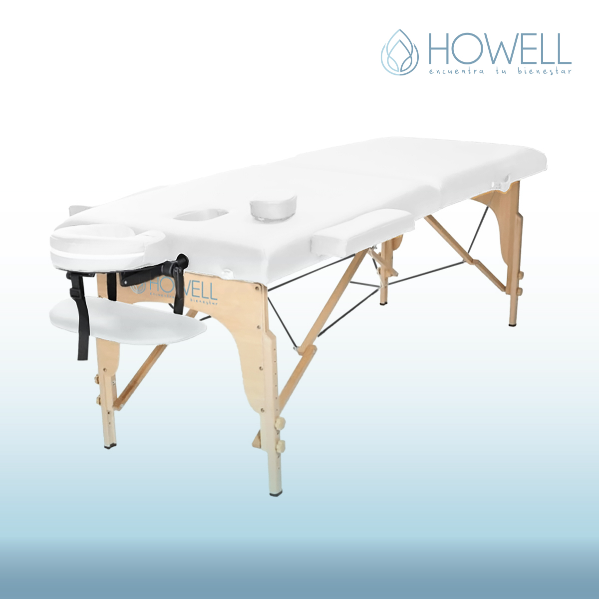 CAMILLA HOWELL MASAJES BLANCA PORTÁTIL PLEGABLE + BOLSO - 7