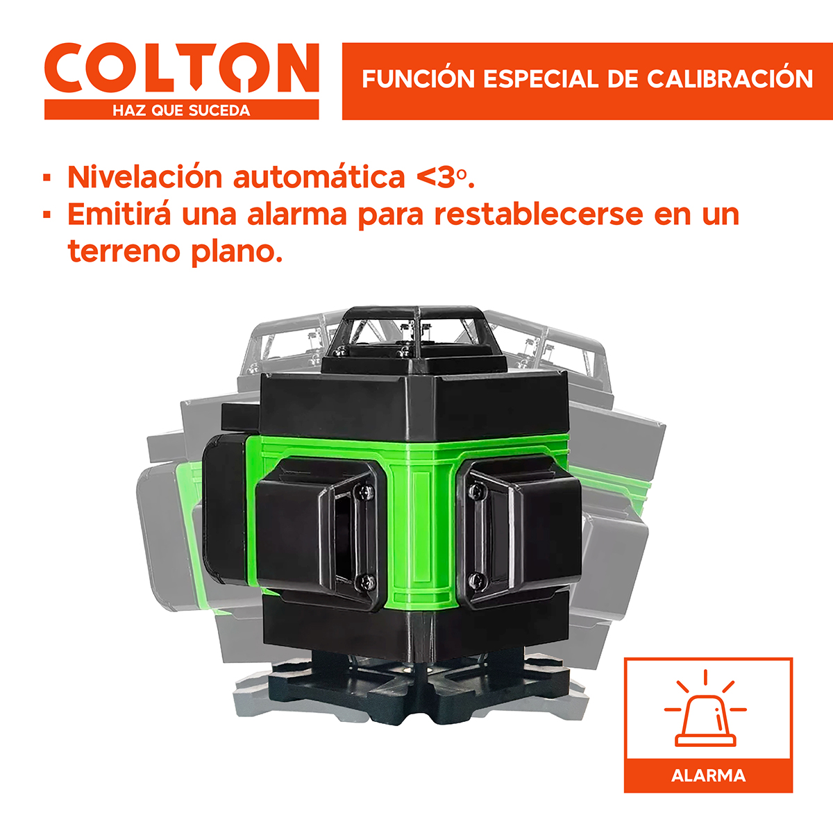 NIVEL LÁSER WATSON 16 LÍNEAS AUTO + 2 BATERÍAS + TRÍPODE - 4