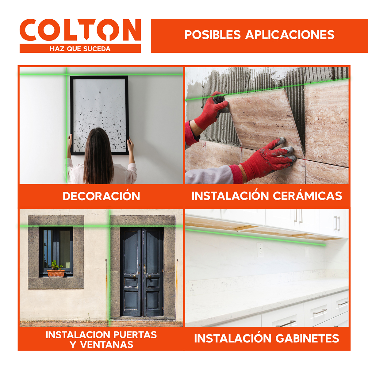 NIVEL LÁSER WATSON 16 LÍNEAS AUTO + 2 BATERÍAS + TRÍPODE - 7