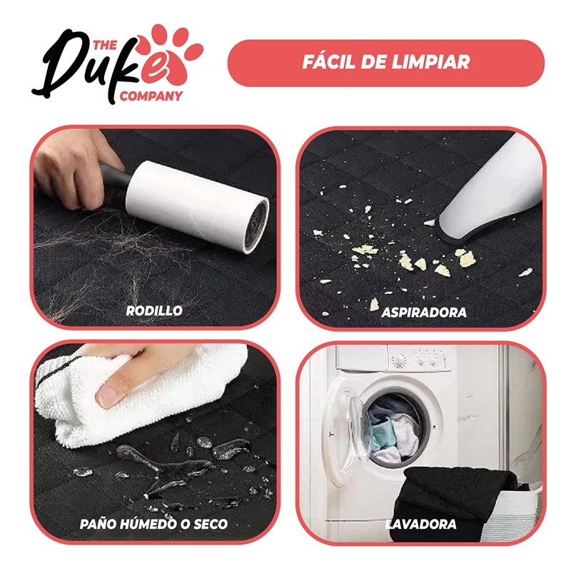 CUBRE ASIENTO AUTO PARA MASCOTAS FUNDA COBERTOR DUKE 5 EN 1 - 7