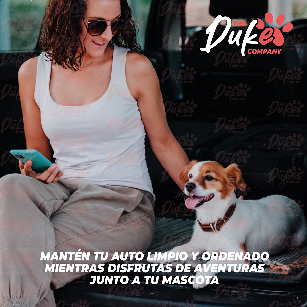 FUNDA COBERTOR MALETERO DUKE AUTO PARA MASCOTAS ASIENTO - 9