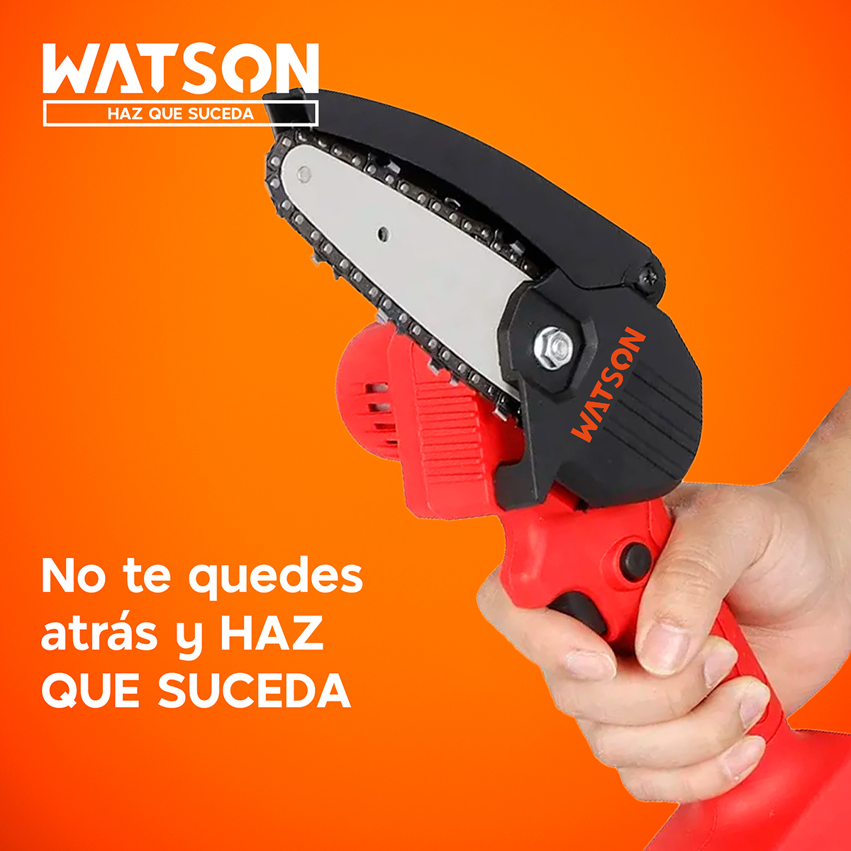 SIERRA WATSON ELÉCTRICA 6 PULGADAS + 2 BATERÍAS ACERO - 9
