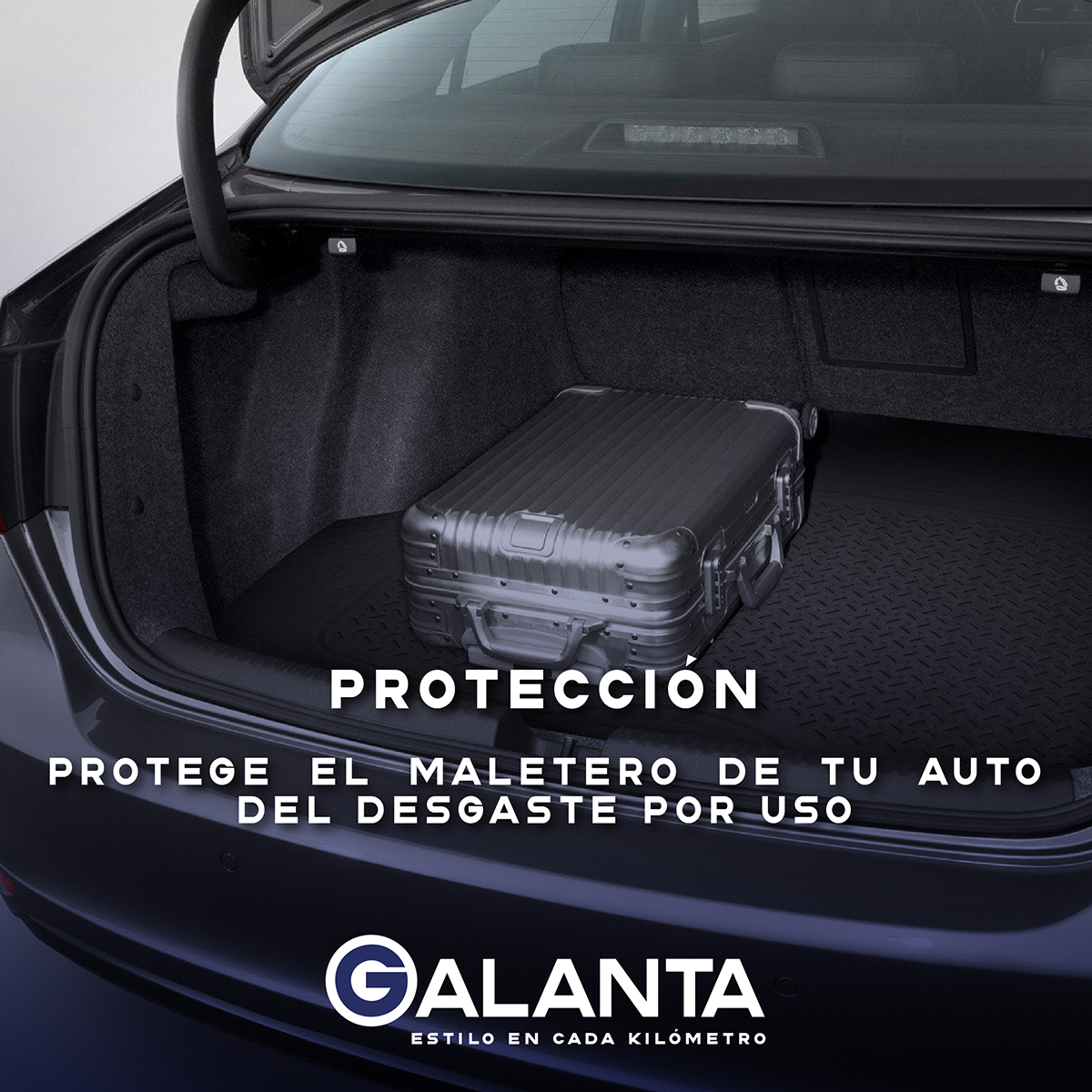 CUBRE MALETERO GALANTA SUV PISO DE GOMA CAMIONETA AUTO - 7
