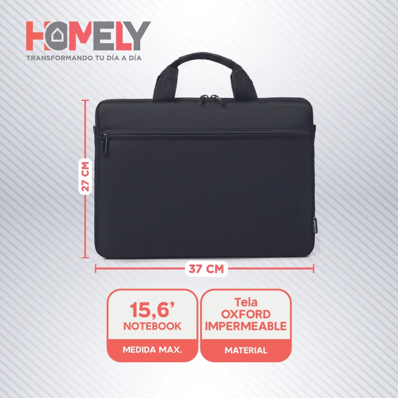 BOLSO FUNDA COBERTOR NOTEBOOK HOMELY 15.6' PORTATIL - 2