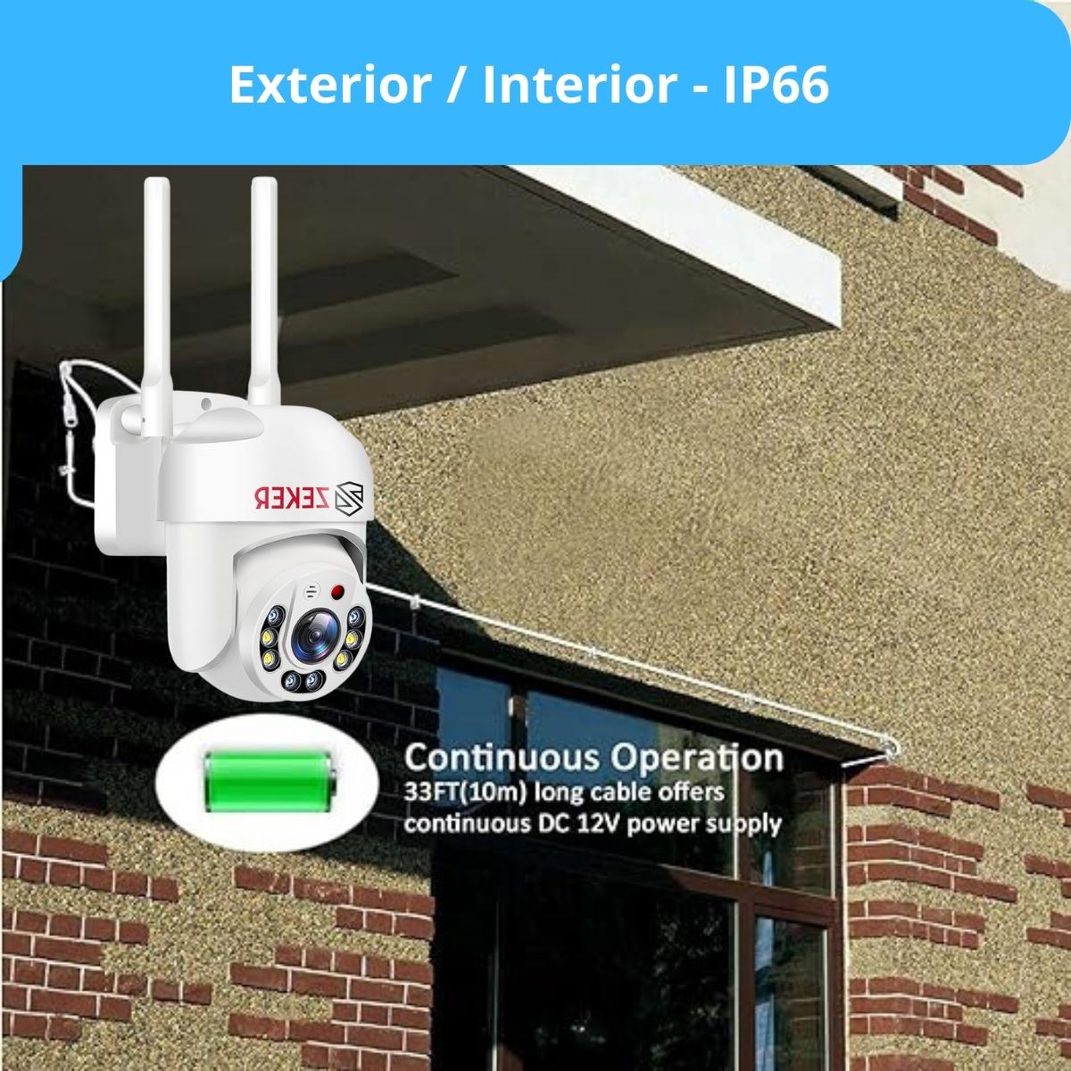 ADAPTADOR CABLE CÁMARA SEGURIDAD EXTENSOR UNIVERSAL 10 METROS 12V - 7