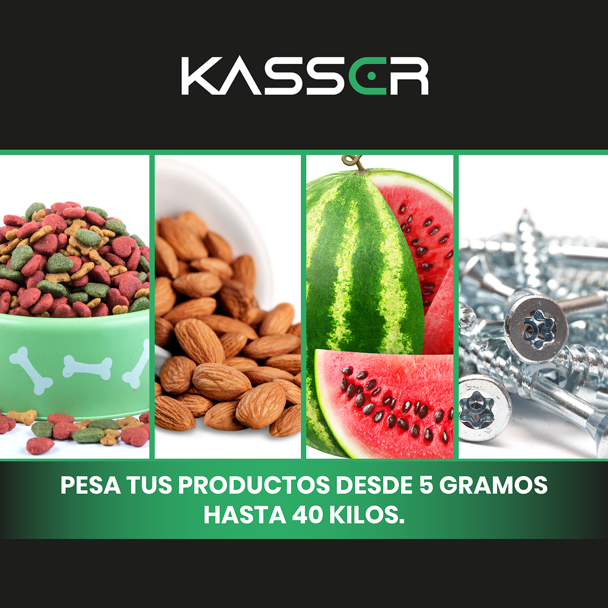 BALANZA DIGITAL KASSER PESA 40 KILOS COMERCIAL RECARGABLE - 6