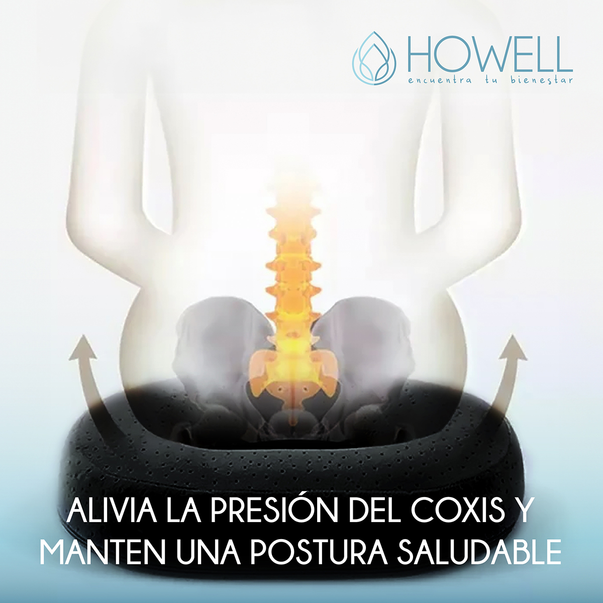 COJIN PICARON ANTIESCARAS HOWELL GEL VISCOELASTICO MEMORIA - 5
