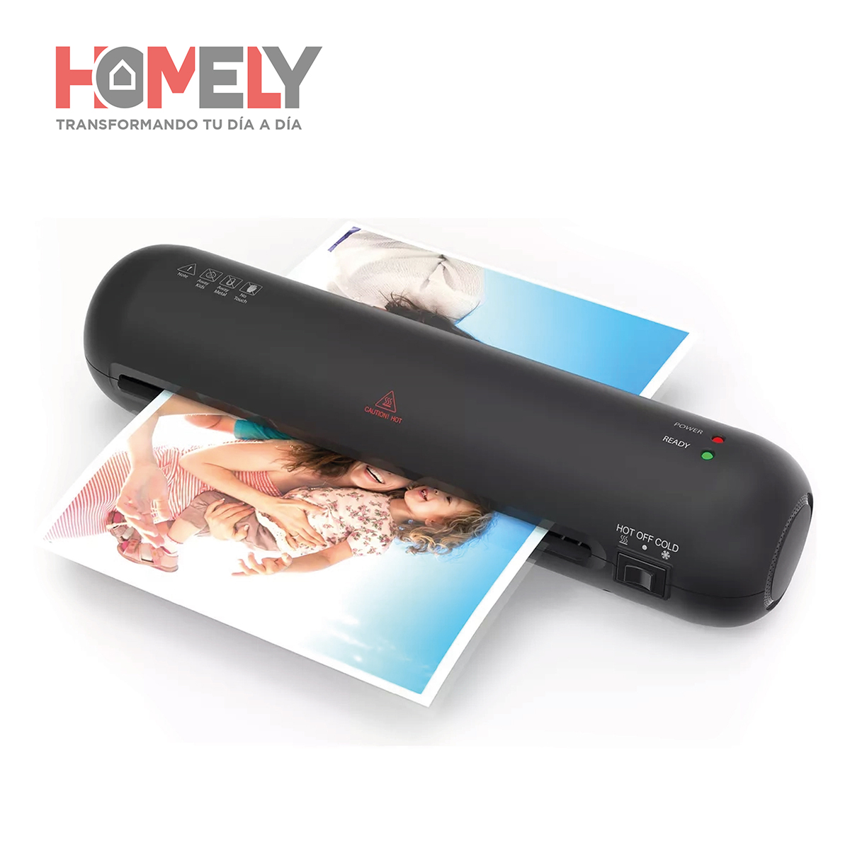 TERMOLAMINADORA HOMELY 6 EN 1 + ACCESORIOS + 100 LÁMINAS - 9
