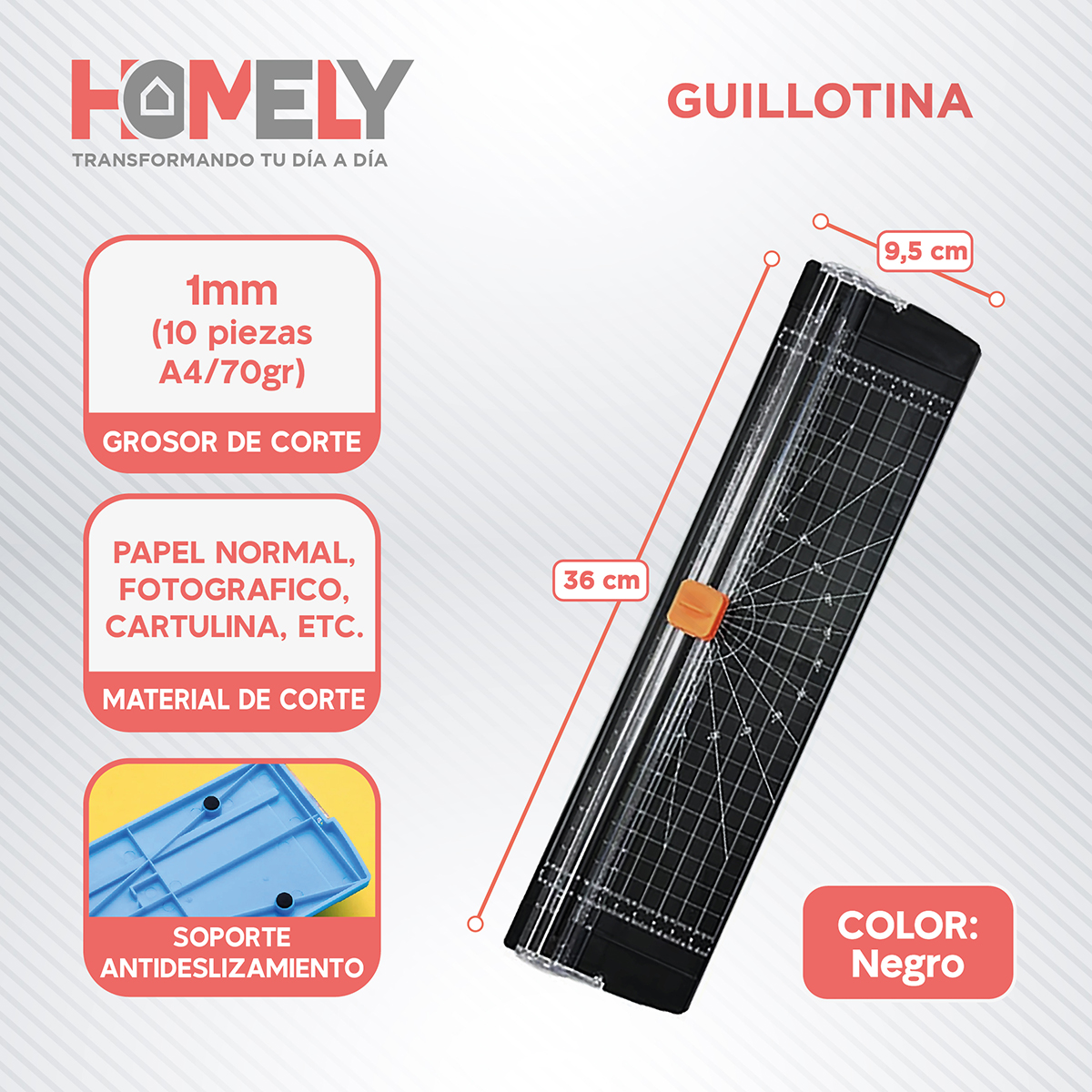 GUILLOTINA + PERFORADORA + CORCHETERA TERMOLAMINADORA SET - 2