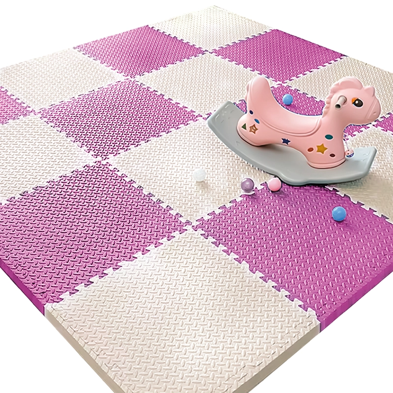 PISO DE GOMA EVA BEBE ALFOMBRA DEBEBE 10MM 60X60CM X8 RYB - 1