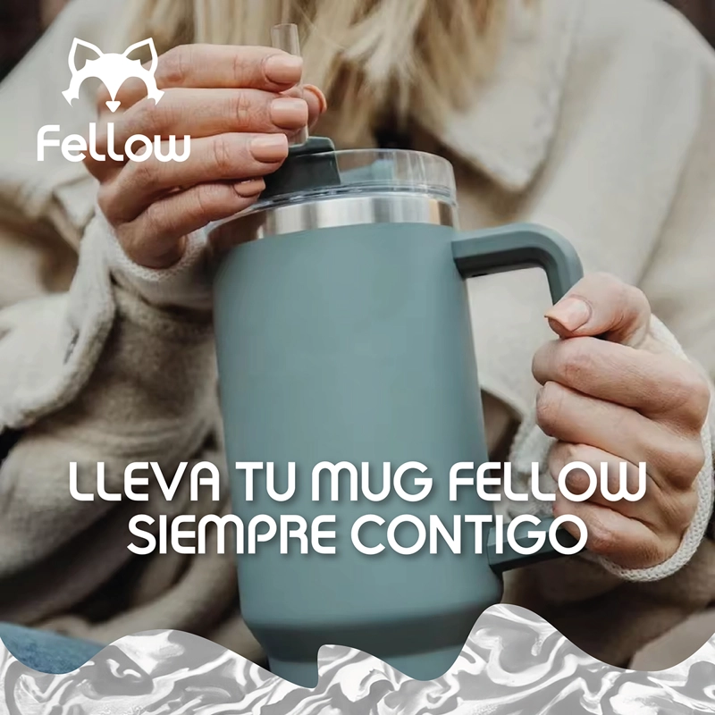 VASO TERMICO 1.2LTS ELECTRA BY FELLOW MUG TUMBLR + BOMBILLA - 7